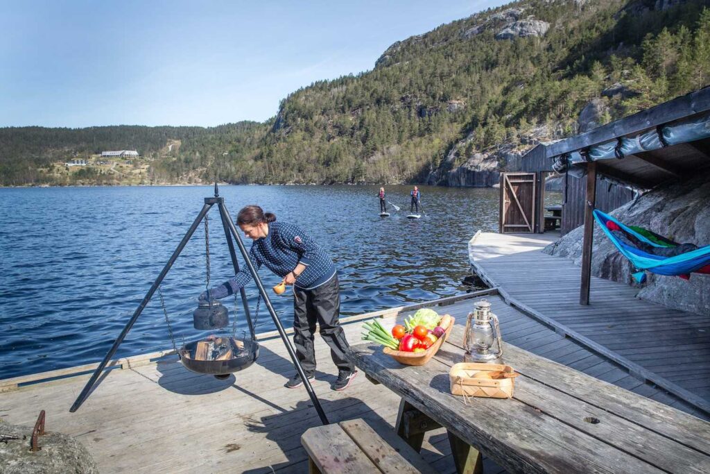 Padling + utendørs matlaging